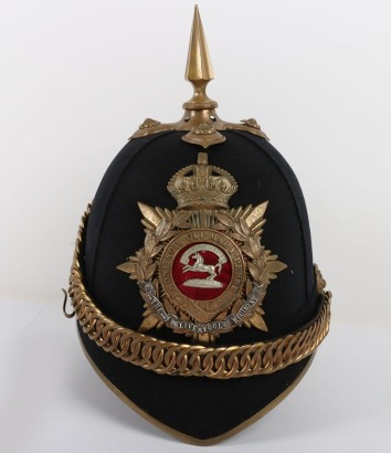 Kings Liverpool Regiment Officers Home Service Helmet