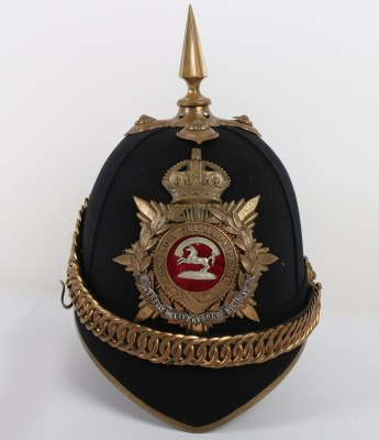 Kings Liverpool Regiment Officers Home Service Helmet
