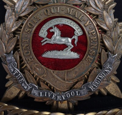 Kings Liverpool Regiment Officers Home Service Helmet - 3