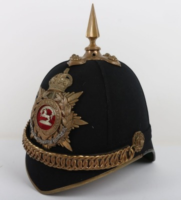 Kings Liverpool Regiment Officers Home Service Helmet - 5