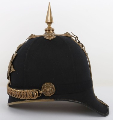 Kings Liverpool Regiment Officers Home Service Helmet - 6