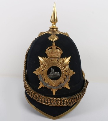Territorial Battalion Lincolnshire Regiment Officers Home Service Helmet