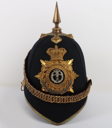 Middlesex Regiment Officers Home Service Helmet