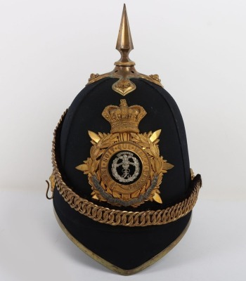 Middlesex Regiment Officers Home Service Helmet