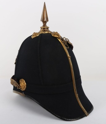 Middlesex Regiment Officers Home Service Helmet - 8