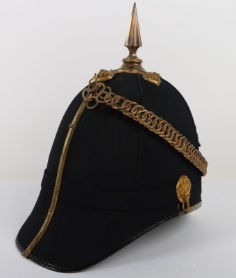Middlesex Regiment Officers Home Service Helmet - 9