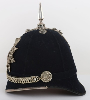 Victorian 1st Volunteer Battalion Norfolk Regiment Officers Home Service Helmet - 6