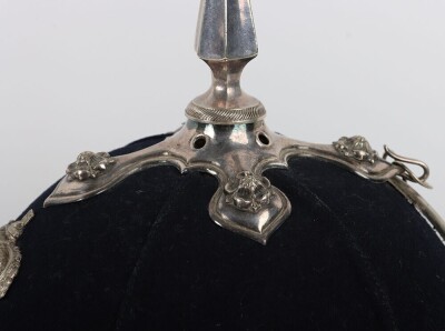 Victorian 1st Volunteer Battalion Norfolk Regiment Officers Home Service Helmet - 8