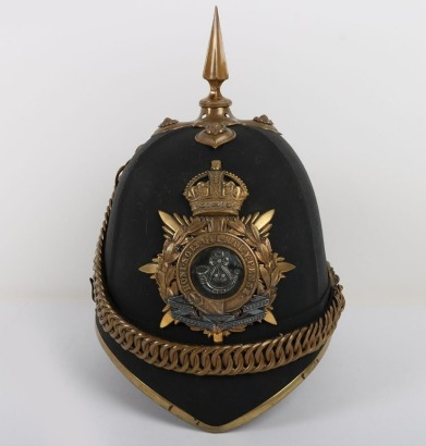 Oxford & Buckinghamshire Light Infantry Officers Home Service Helmet