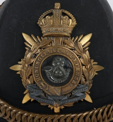 Oxford & Buckinghamshire Light Infantry Officers Home Service Helmet - 2