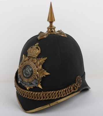 Oxford & Buckinghamshire Light Infantry Officers Home Service Helmet - 5