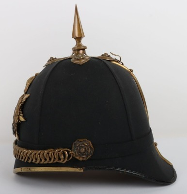 Oxford & Buckinghamshire Light Infantry Officers Home Service Helmet - 6