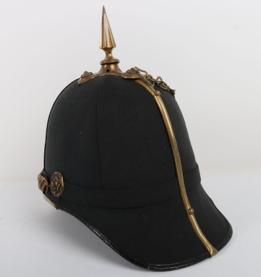 Oxford & Buckinghamshire Light Infantry Officers Home Service Helmet - 8