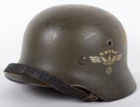 Third Reich NSKK Double Decal Steel Combat Helmet