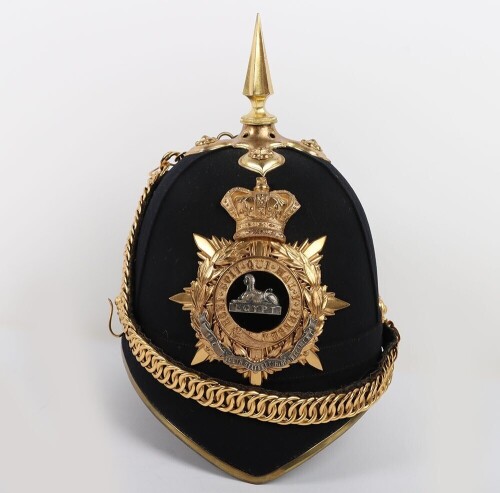 South Staffordshire Regiment Officers Home Service Helmet