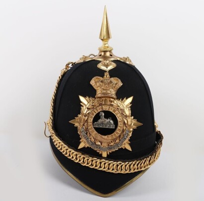 South Staffordshire Regiment Officers Home Service Helmet