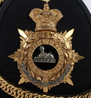 South Staffordshire Regiment Officers Home Service Helmet - 2