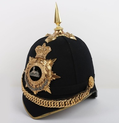 South Staffordshire Regiment Officers Home Service Helmet - 5