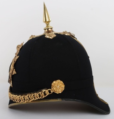 South Staffordshire Regiment Officers Home Service Helmet - 6