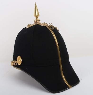 South Staffordshire Regiment Officers Home Service Helmet - 8