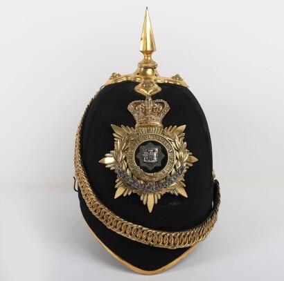 East Surrey Regiment Officers Home Service Helmet