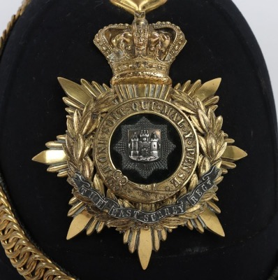 East Surrey Regiment Officers Home Service Helmet - 2