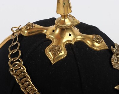East Surrey Regiment Officers Home Service Helmet - 11