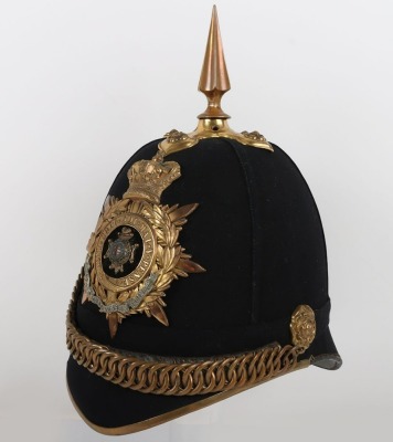 Royal Sussex Regiment Officers Home Service Helmet - 5