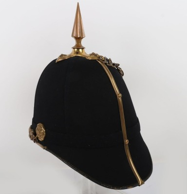 Royal Sussex Regiment Officers Home Service Helmet - 8
