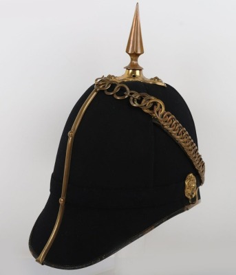 Royal Sussex Regiment Officers Home Service Helmet - 9
