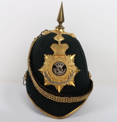 Victorian Somerset Light Infantry Officers Home Service Helmet