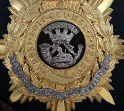 Victorian Somerset Light Infantry Officers Home Service Helmet - 3