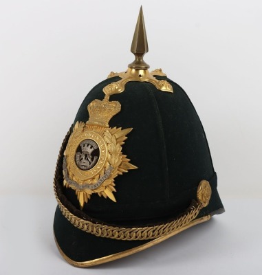 Victorian Somerset Light Infantry Officers Home Service Helmet - 5