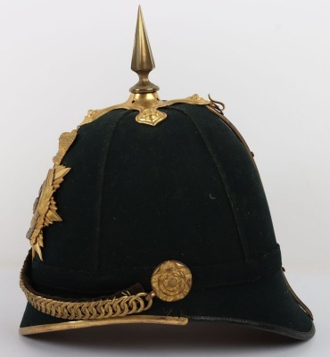 Victorian Somerset Light Infantry Officers Home Service Helmet - 6