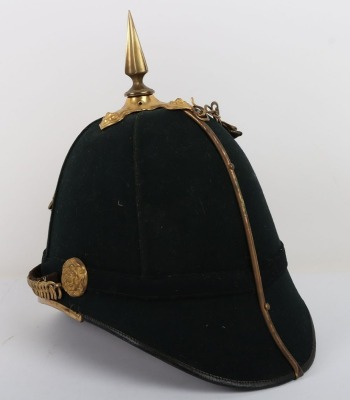 Victorian Somerset Light Infantry Officers Home Service Helmet - 8