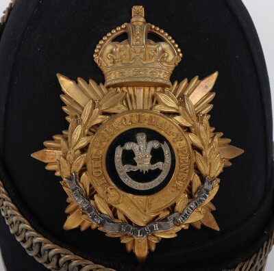 Welsh Regiment Officers Home Service Helmet - 2