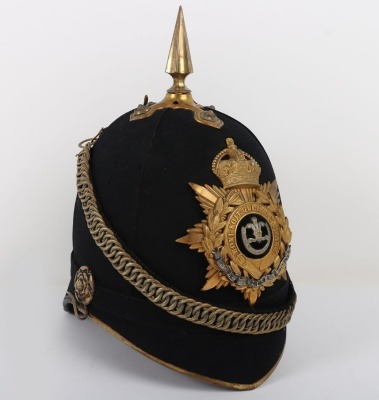 Welsh Regiment Officers Home Service Helmet - 4