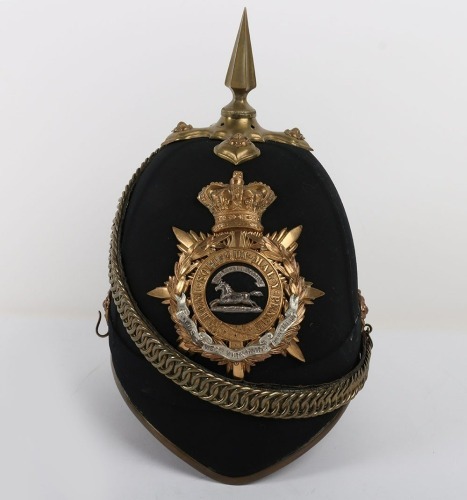 West Yorkshire Regiment Officers Home Service Helmet