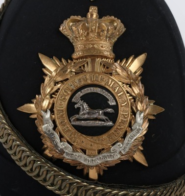 West Yorkshire Regiment Officers Home Service Helmet - 2