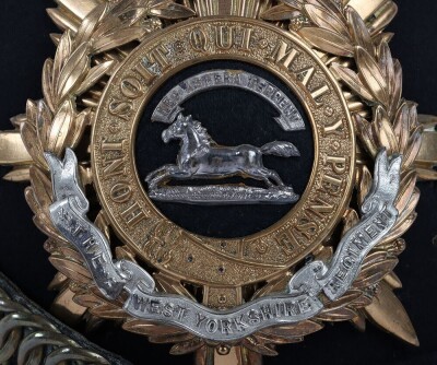 West Yorkshire Regiment Officers Home Service Helmet - 3