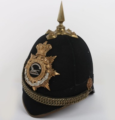 West Yorkshire Regiment Officers Home Service Helmet - 5