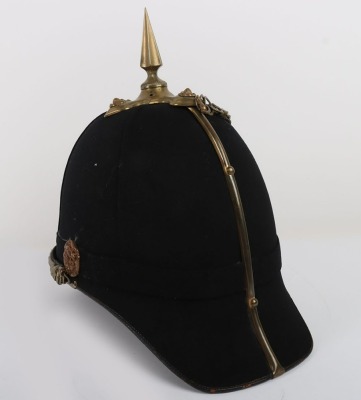 West Yorkshire Regiment Officers Home Service Helmet - 8