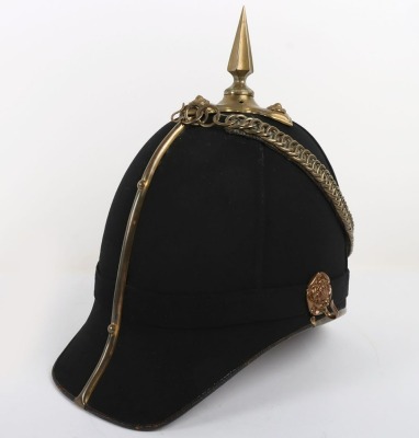 West Yorkshire Regiment Officers Home Service Helmet - 9