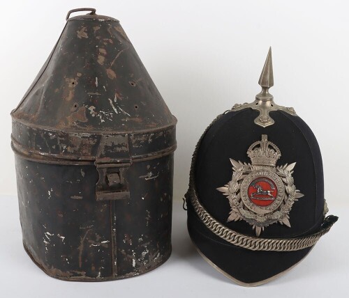 1st Volunteer Battalion West Yorkshire Regiment Officers Home Service Helmet