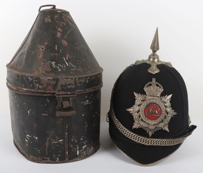 1st Volunteer Battalion West Yorkshire Regiment Officers Home Service Helmet