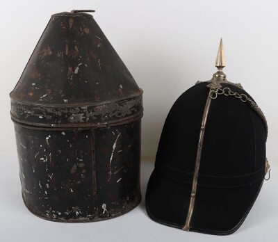 1st Volunteer Battalion West Yorkshire Regiment Officers Home Service Helmet - 2