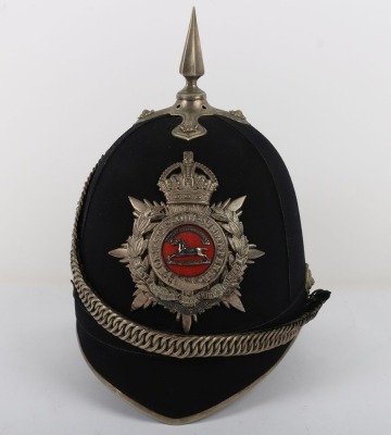 1st Volunteer Battalion West Yorkshire Regiment Officers Home Service Helmet - 3