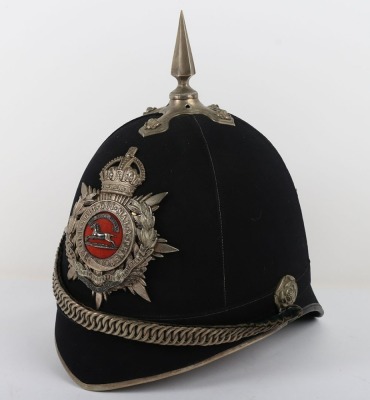 1st Volunteer Battalion West Yorkshire Regiment Officers Home Service Helmet - 8