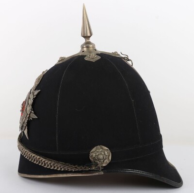1st Volunteer Battalion West Yorkshire Regiment Officers Home Service Helmet - 9
