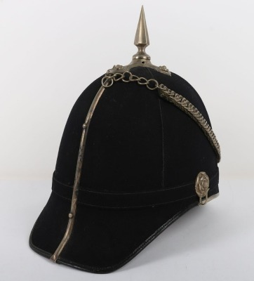 1st Volunteer Battalion West Yorkshire Regiment Officers Home Service Helmet - 12